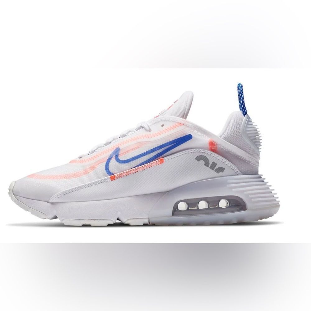 NIKE Air Max 2090 'White Flash Crimson' lace up shoes sneakers women’s 7.5